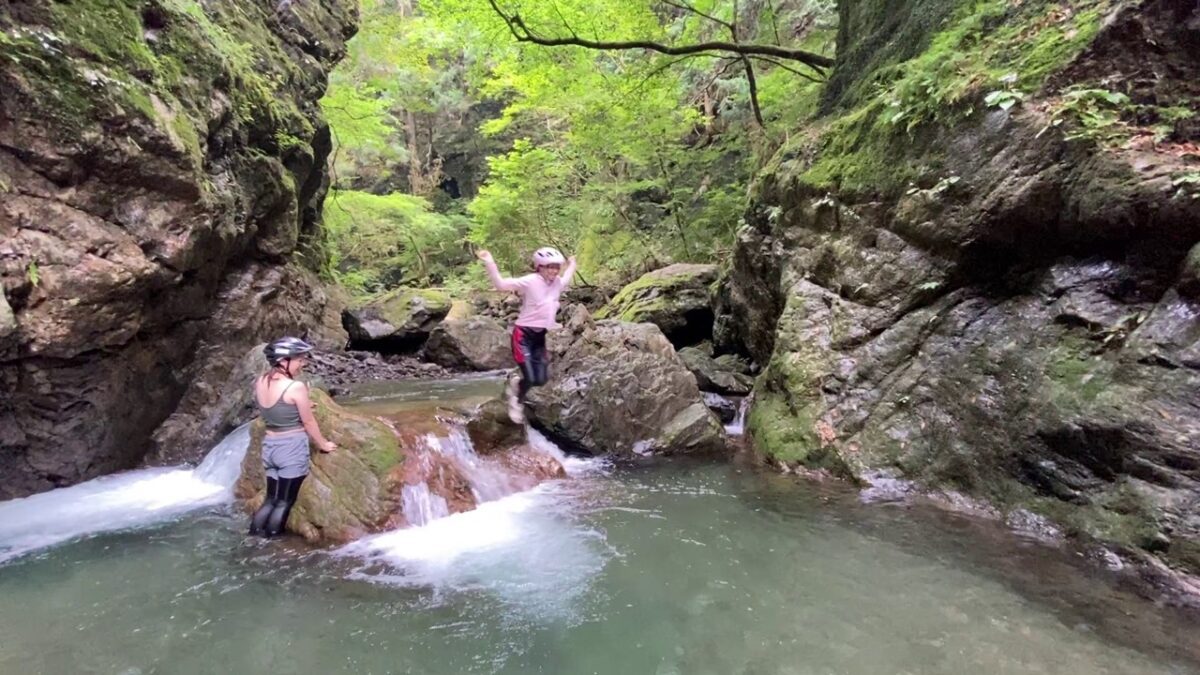 Unazawa valley river